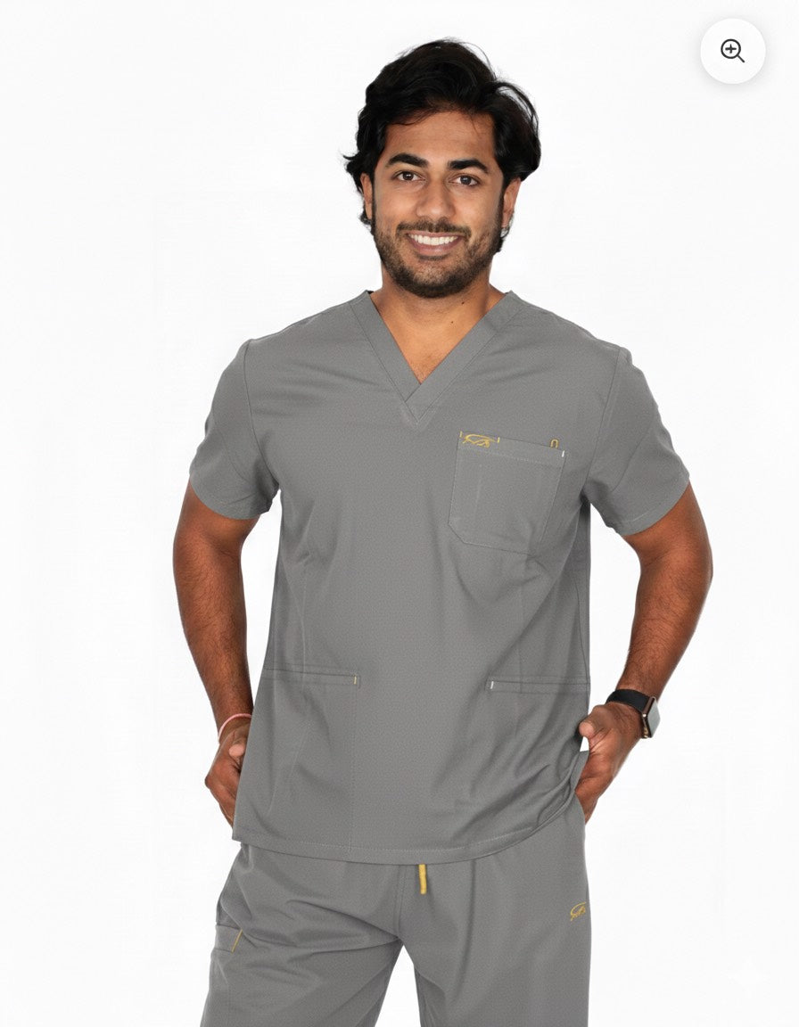 Men's 5450 Stealth V-Neck Scrub Top