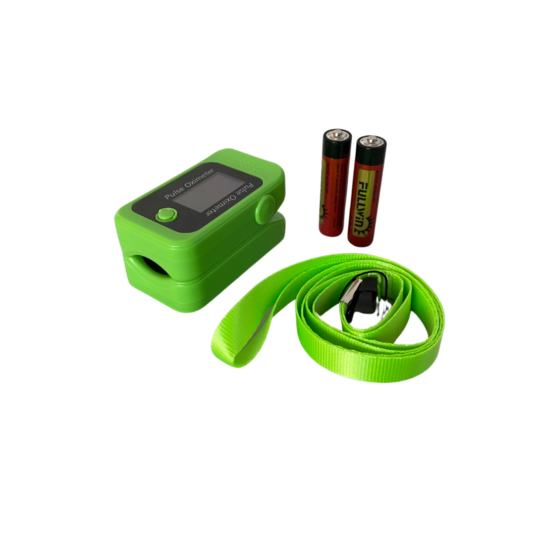 IguanaMed Fingertip Pulse Oximeter - Blood Oxygen Saturation (SpO2) and Pulse Rate Monitor