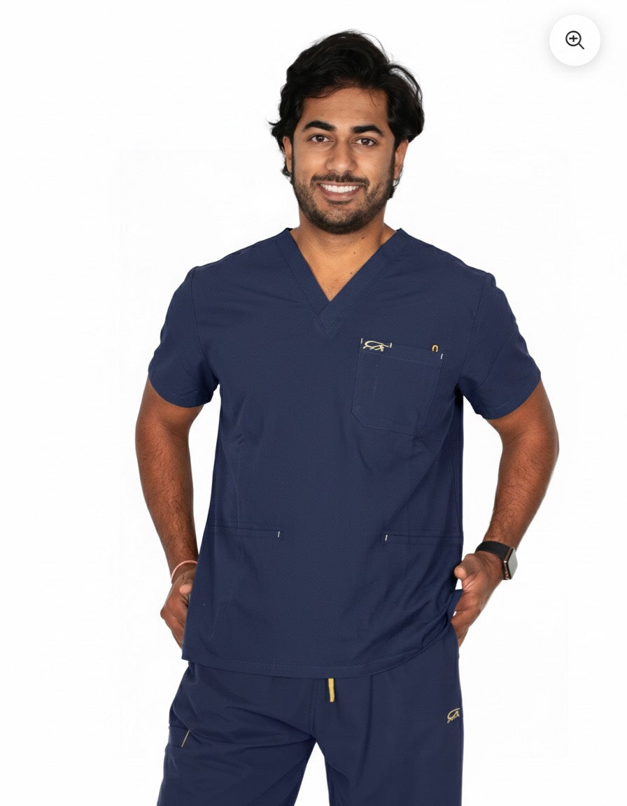 Men's 5450 Stealth V-Neck Scrub Top