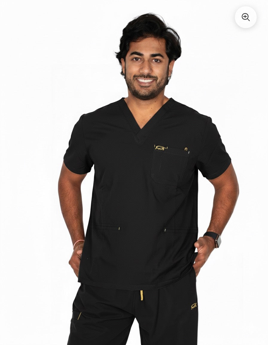 Men's 5450 Stealth V-Neck Scrub Top