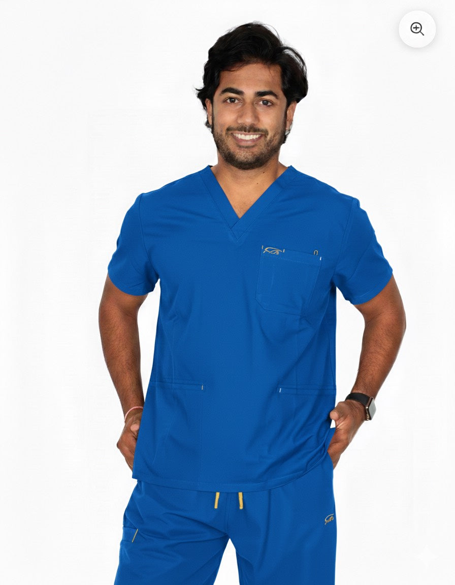 Men's 5450 Stealth V-Neck Scrub Top